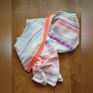 EUC Multicolor Neon Lightweight & Breezy Infinity Scarf